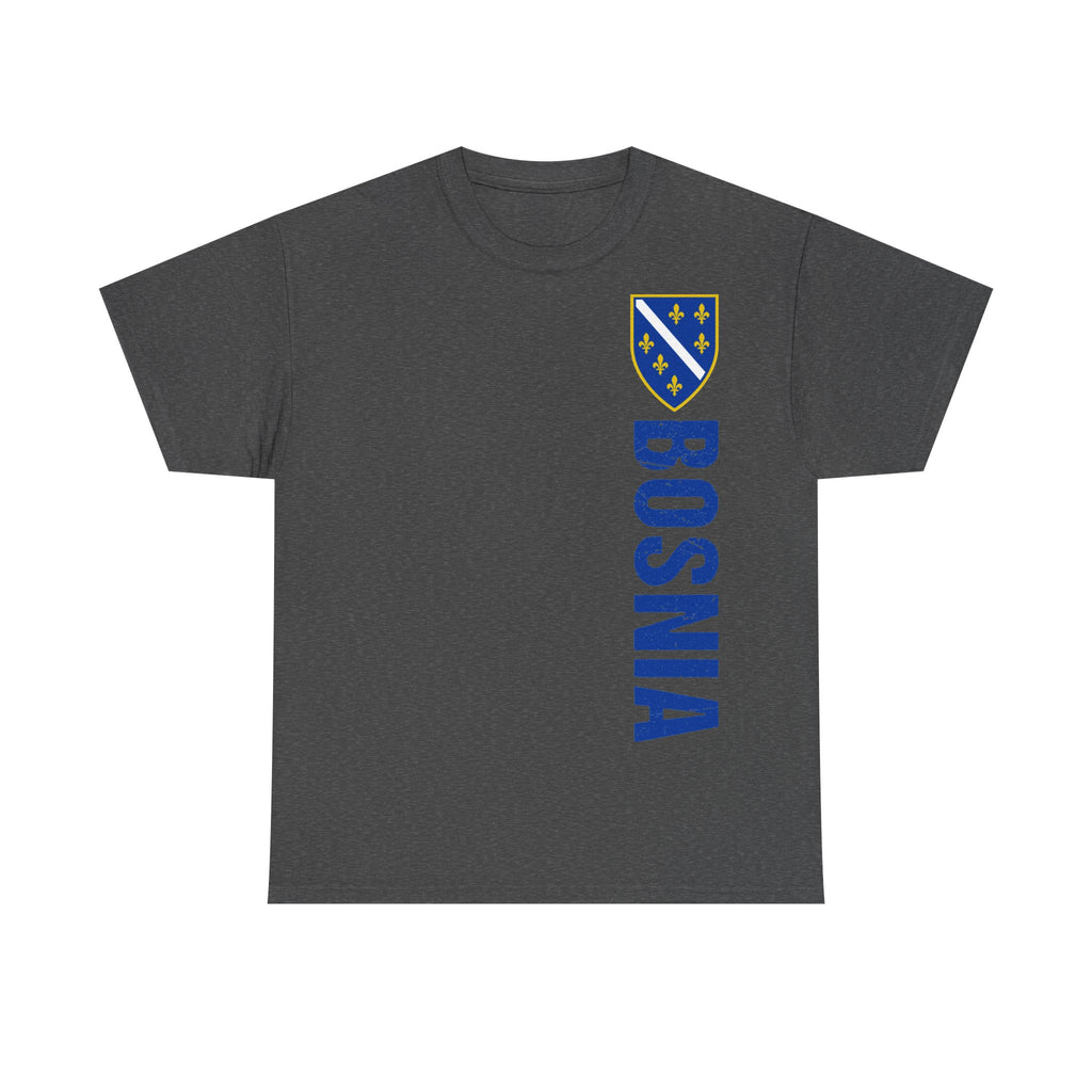 Bosnia Wappen Flagge Stolz Heimat Fußball fan Geschenkidee - Unisex T-Shirt