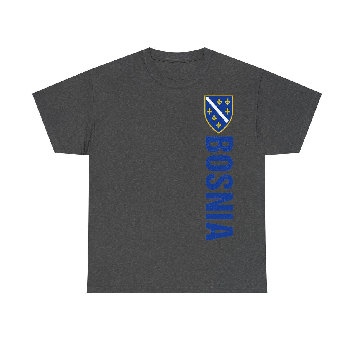 Bosnia Wappen Flagge Stolz Heimat Fußball fan Geschenkidee - Unisex T-Shirt
