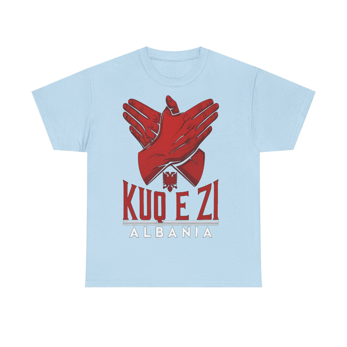 Albania KUQ E ZI Adler Move Flagge - Unisex T-Shirt