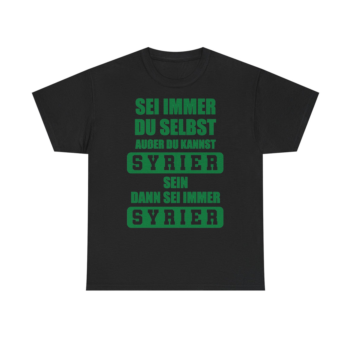 Syria Syrien Wappen Flagge Heimat Sport Fan Geschenkidee - Unisex T-Shirt