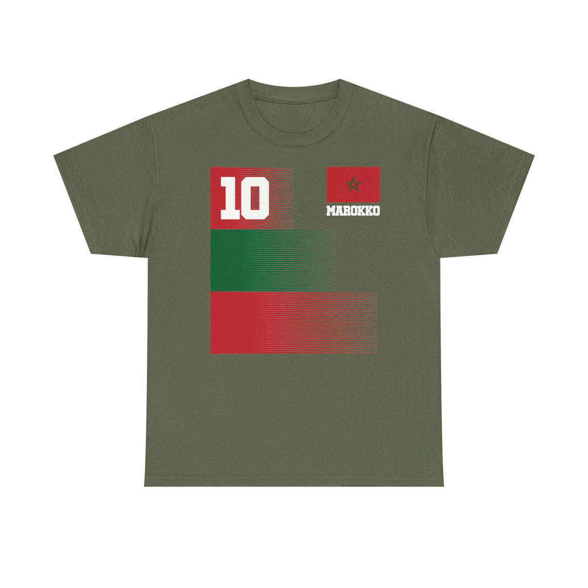 Marruecos Escudo Morocco Bandera Orgullo Fútbol Fan Deporte FIdea de regalo - Camiseta unisex
