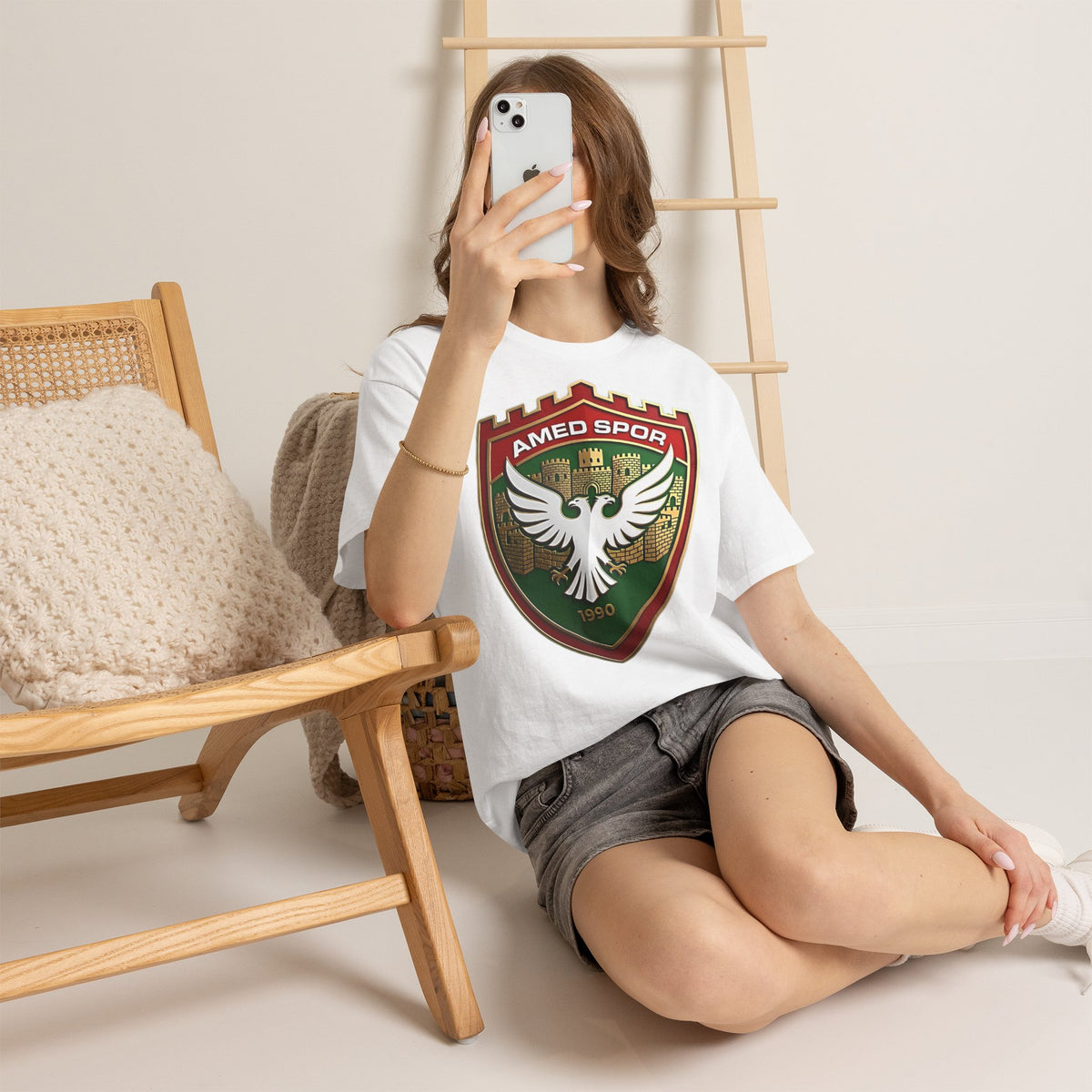 Amedspor Doppeladler Edel Wappen Diyarbakir - Unisex T-Shirt