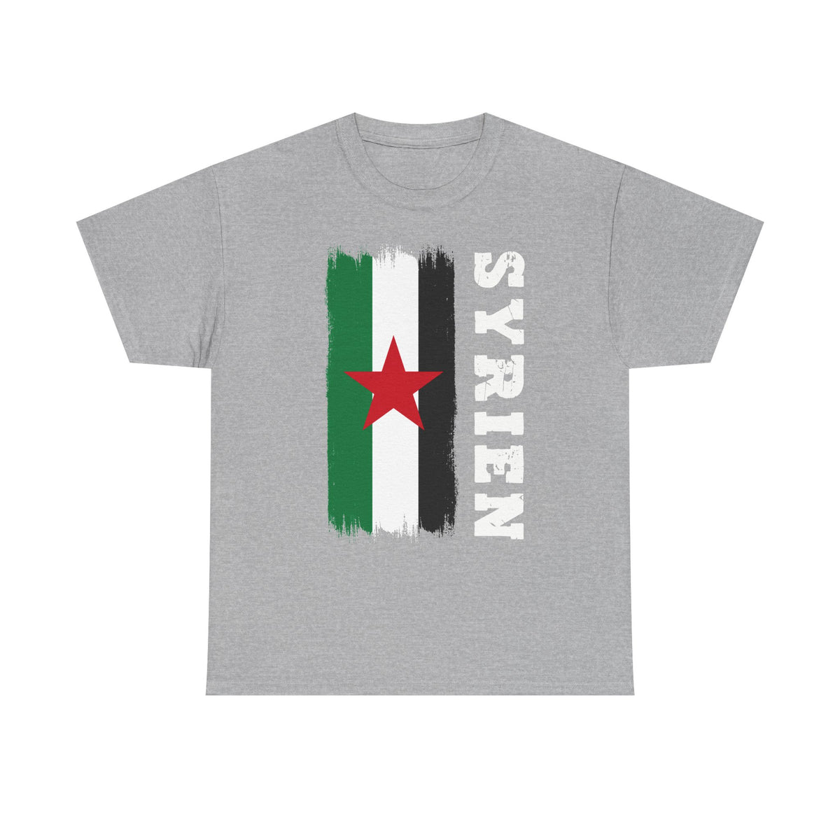 Syria Syrien Wappen Flagge Heimat Sport Fan Geschenkidee - Unisex T-Shirt