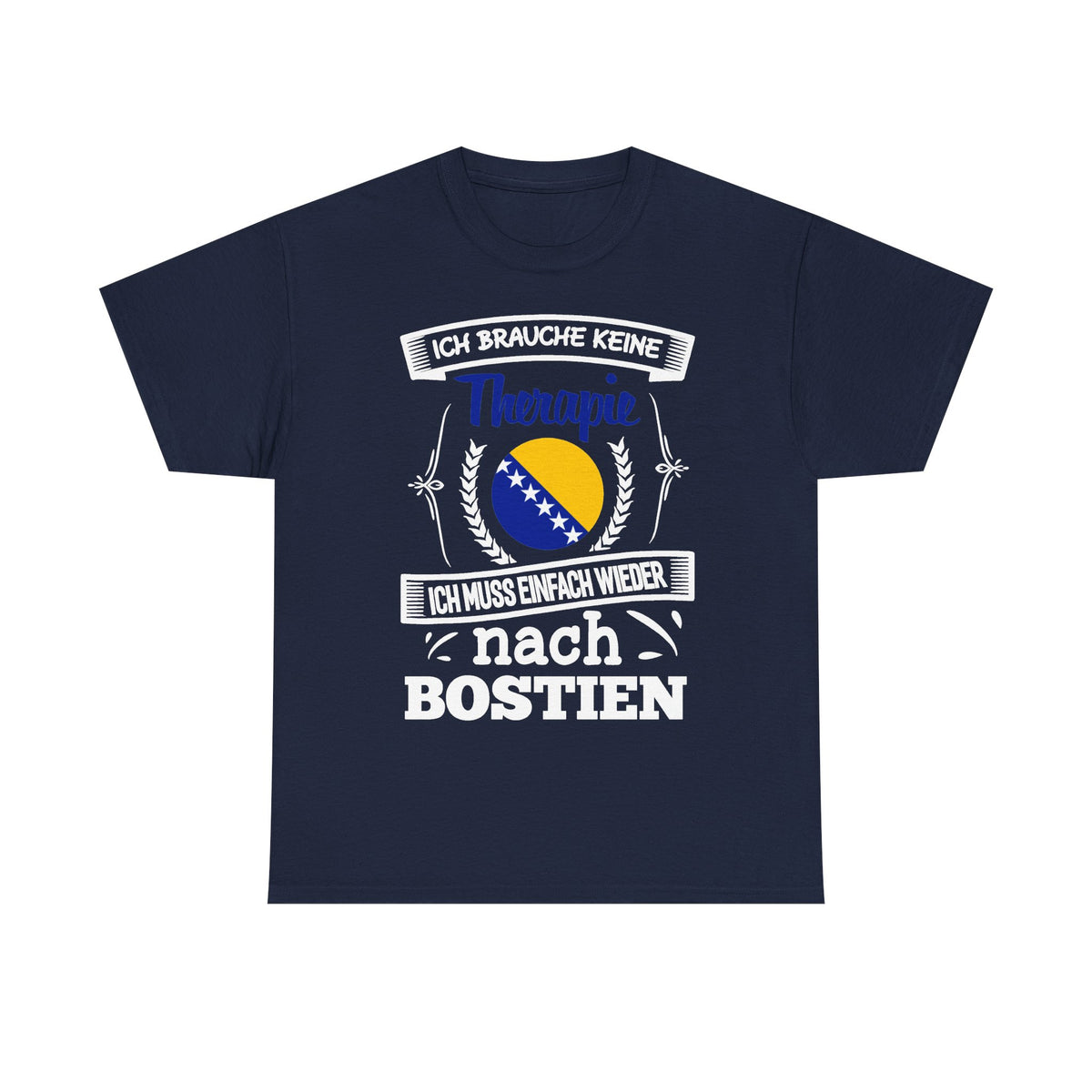 Bosnia Wappen Flagge Stolz Heimat Fußball fan Geschenkidee - Unisex T-Shirt