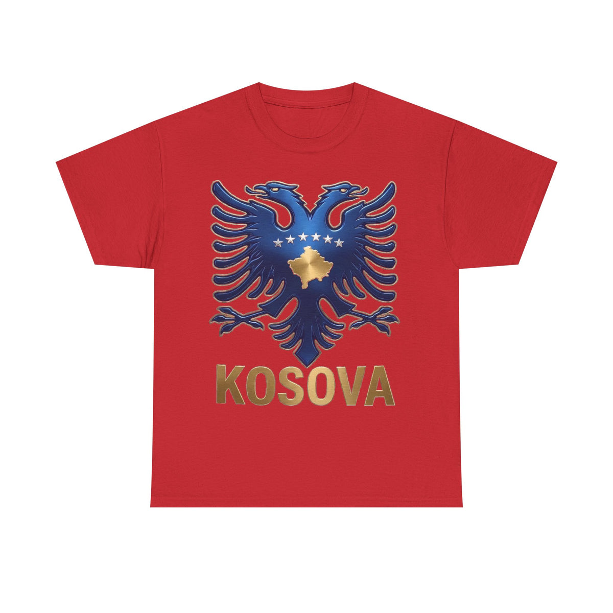 Kosovo Kosava Águila bicéfala Patria Bandera - Camiseta unisex