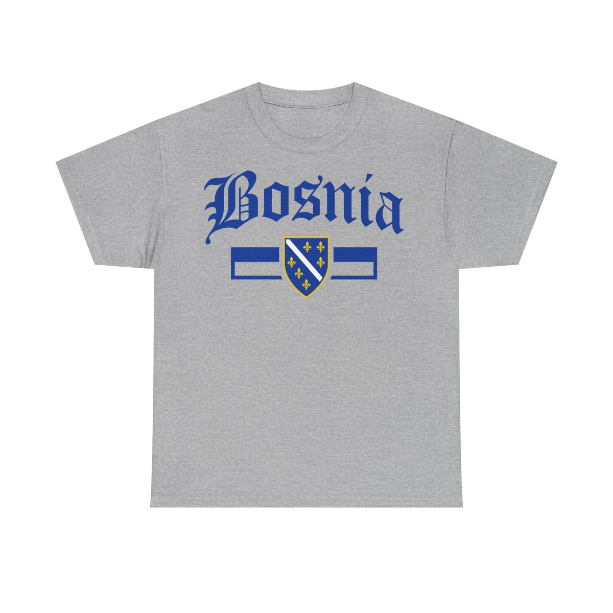 Bosnia escudo bandera orgullo patria aficionado al fútbol idea de regalo - Camiseta unisex
