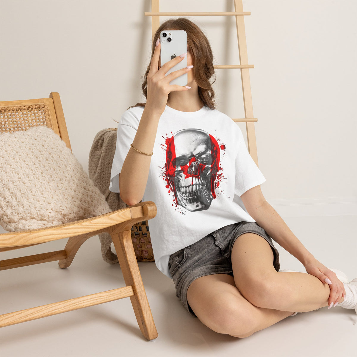 Canada Kanada Wappen Flagge Fan Sport Fußball Geschenkidee - Unisey T-Shirt