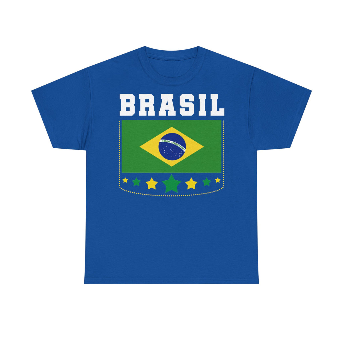 Brazil Brasilien Wappen Flagge Sport Fan Fußball Geschenkidee - Unisex T-Shirt