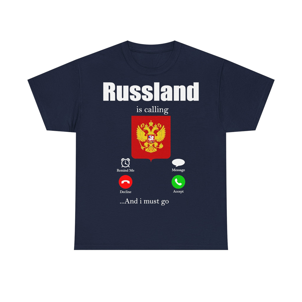 Rusia Rusia Moscú águila bandera escudo regalo deporte aficionado moda - Camiseta unisex