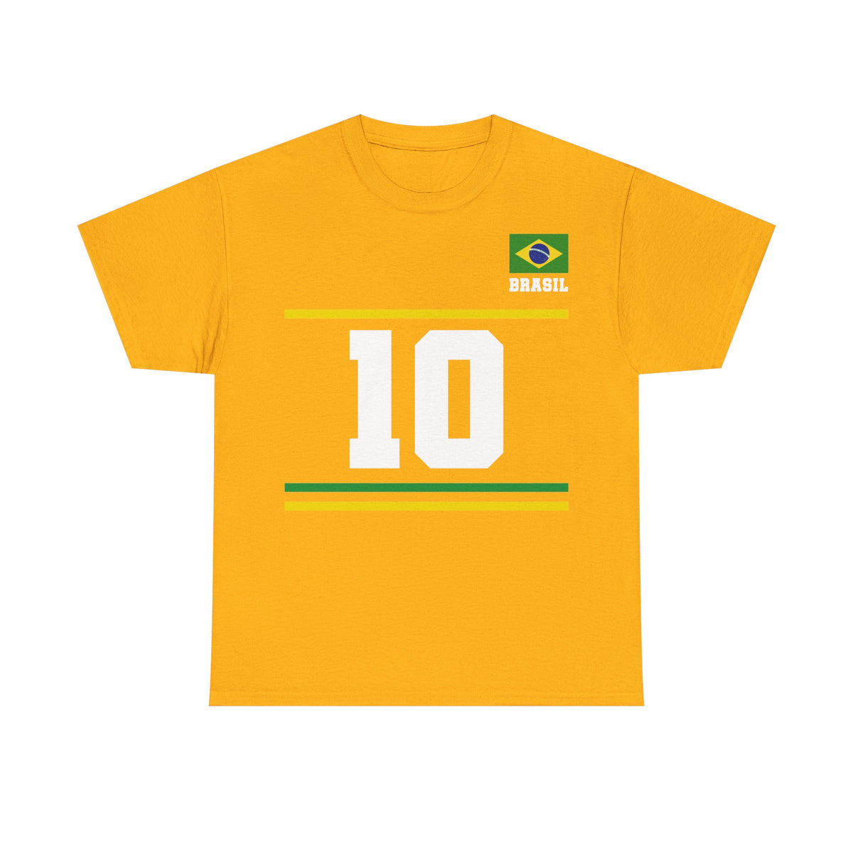 Brazil Brasilien Wappen Flagge Sport Fan Fußball Geschenkidee - Unisex T-Shirt