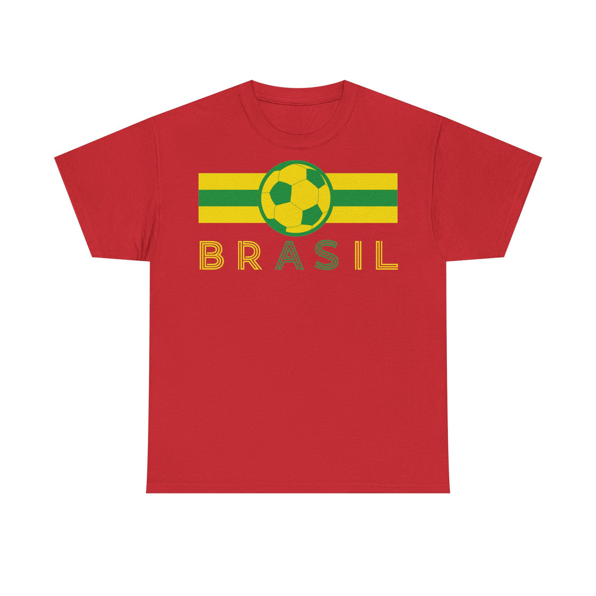 Brazil Brasilien Wappen Flagge Sport Fan Fußball Geschenkidee - Unisex T-Shirt
