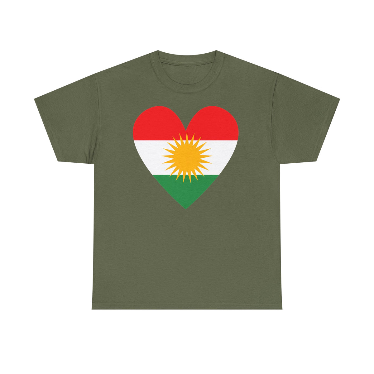 Kurdistán Azadi Escudo Bandera Patria Newroz Regalo - Camiseta unisex