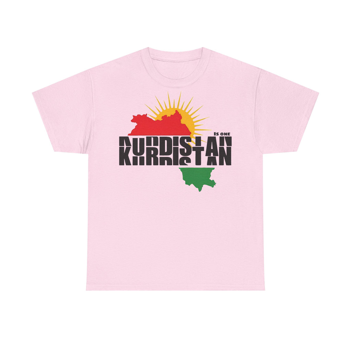 Kurdistan Sonne Flagge Azadi Newroz - Unisex T-shirt