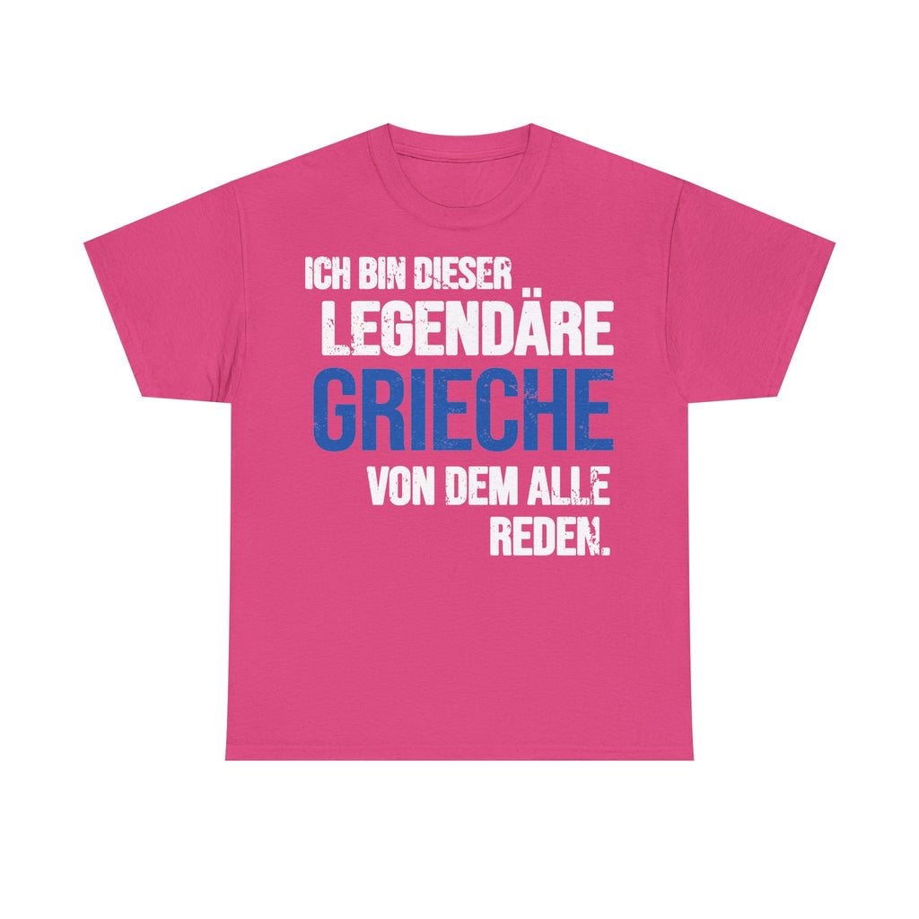 Greece Griechenland Flagge Wappen Heimat Fußball Sport Fan Geschenkidee - Unisex T-Shirt