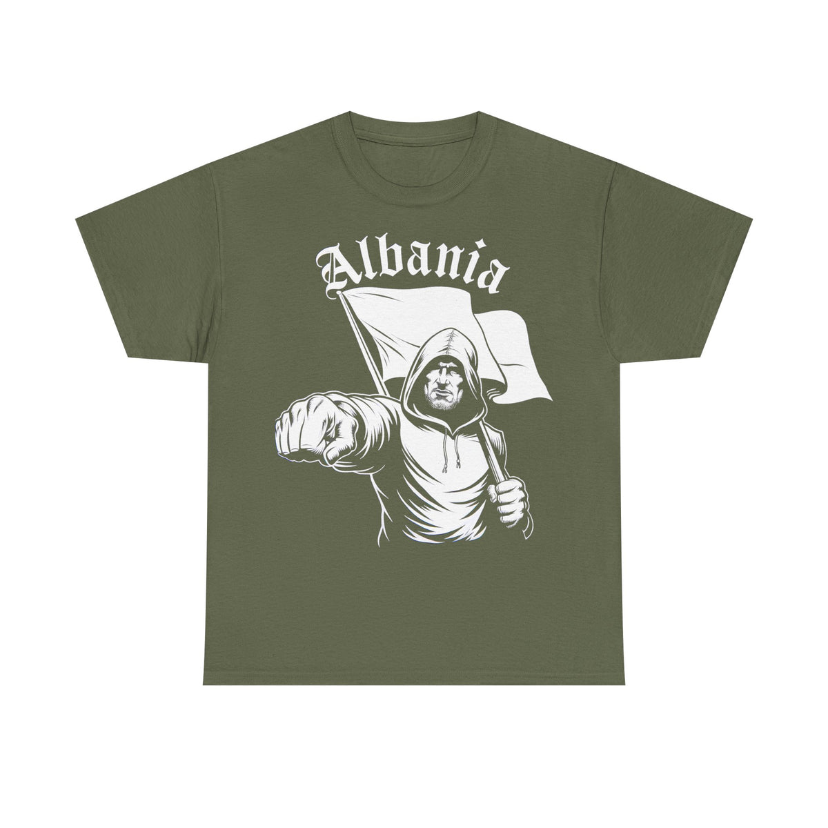 Albania Hooligan Wappen Shqiptar Flagge Adler Fußball Fan Sport - Unisex T Shirt