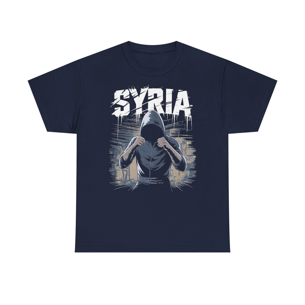 Syria Syrien Hooligan Wappen Flagge Heimat Sport Fußball Fan Geschenkidee - Unisex T-Shirt