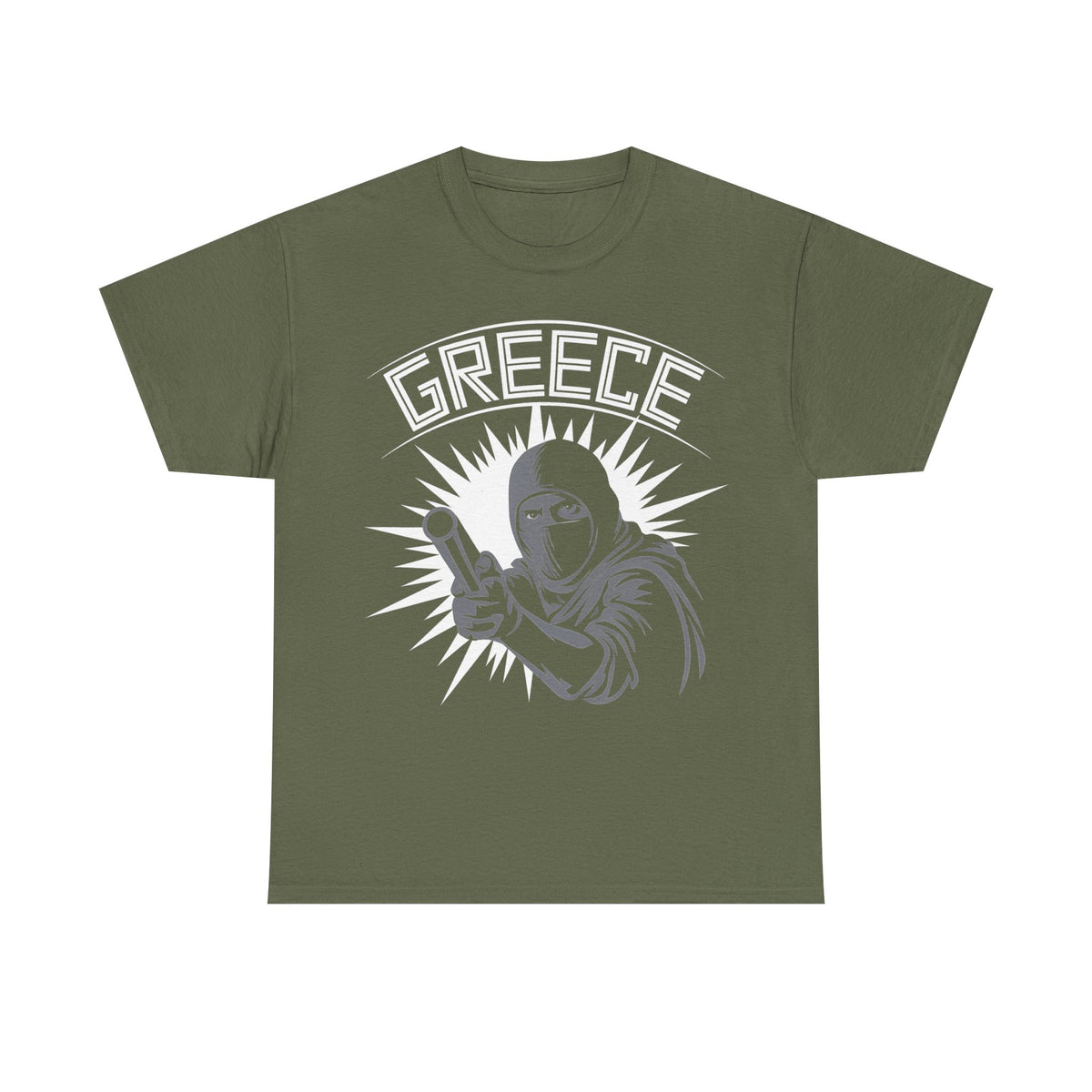 Grecia Grecia hooligan bandera escudo patria fútbol deporte aficionado idea de regalo - camiseta unisex