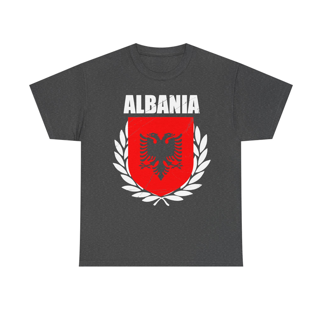 Albania Wappen Shqiptar Flagge Adler Fußball Fan Sport Unisex T Shirt