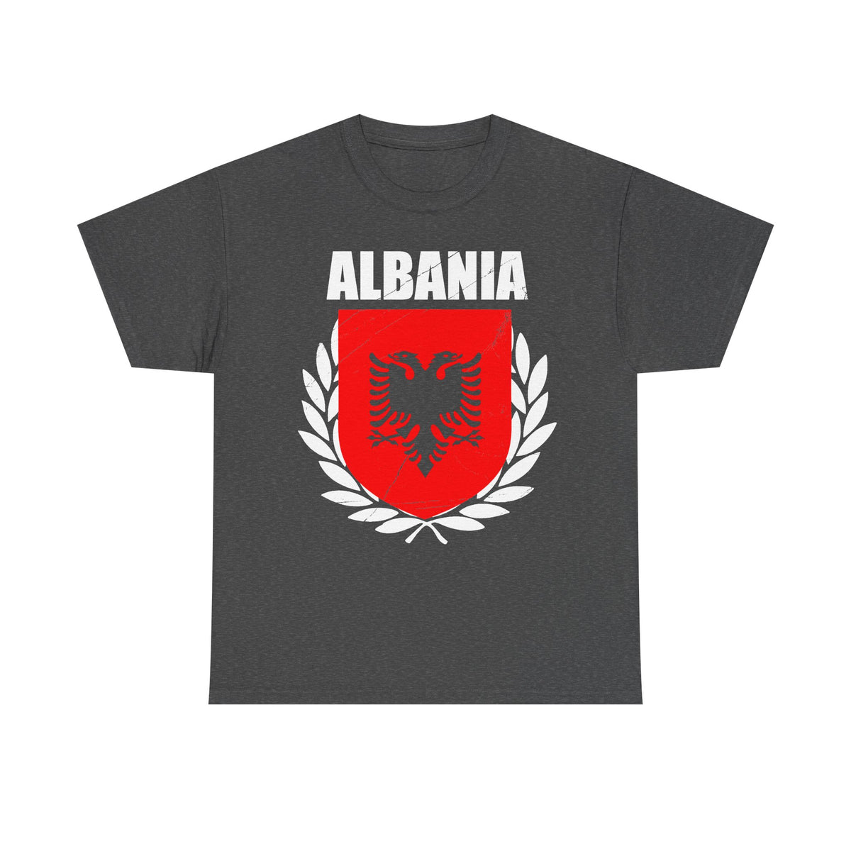 Albania Wappen Shqiptar Flagge Adler Fußball Fan Sport Unisex T Shirt