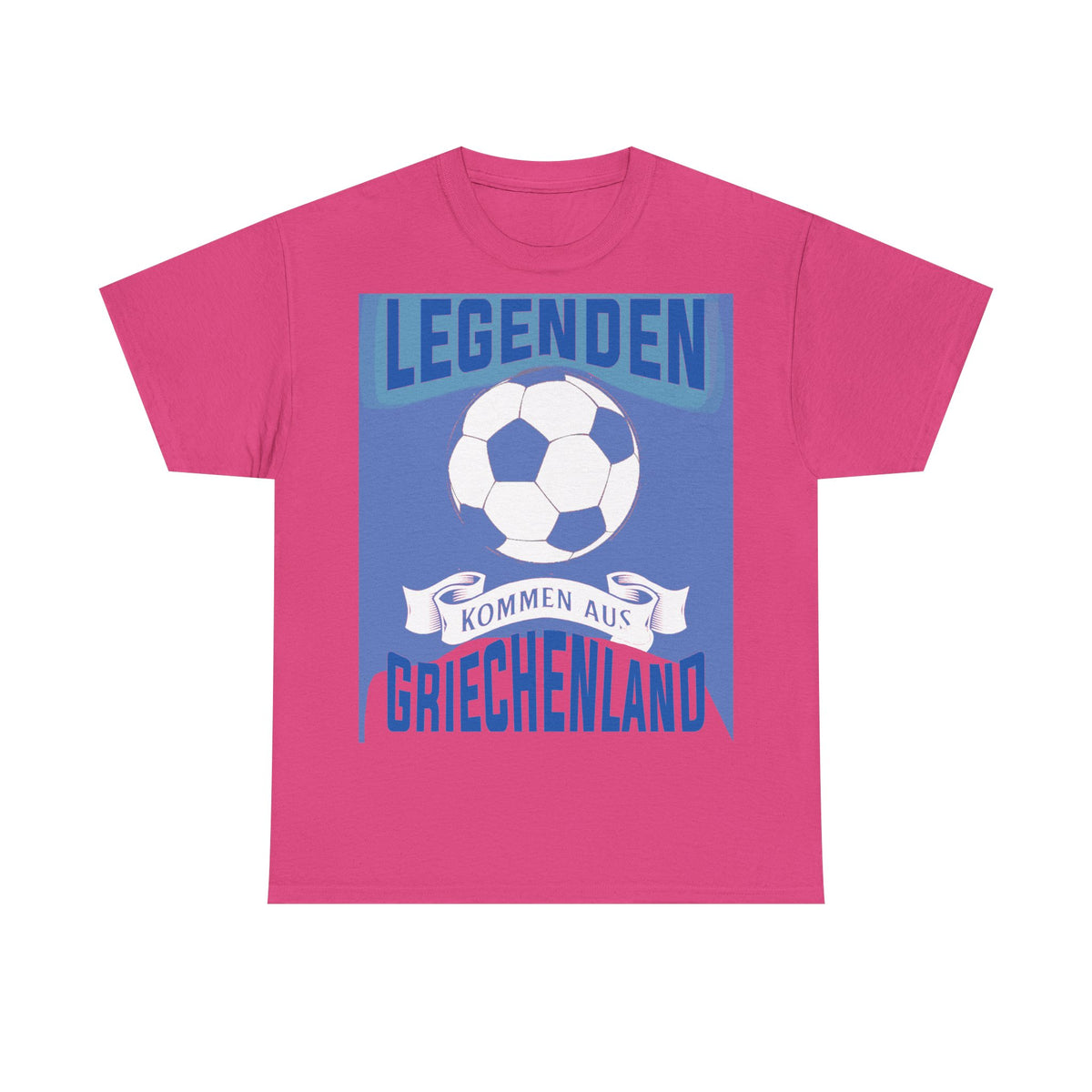 Greece Griechenland Flagge Wappen Heimat Fußball Sport Fan Geschenkidee - Unisex T-Shirt