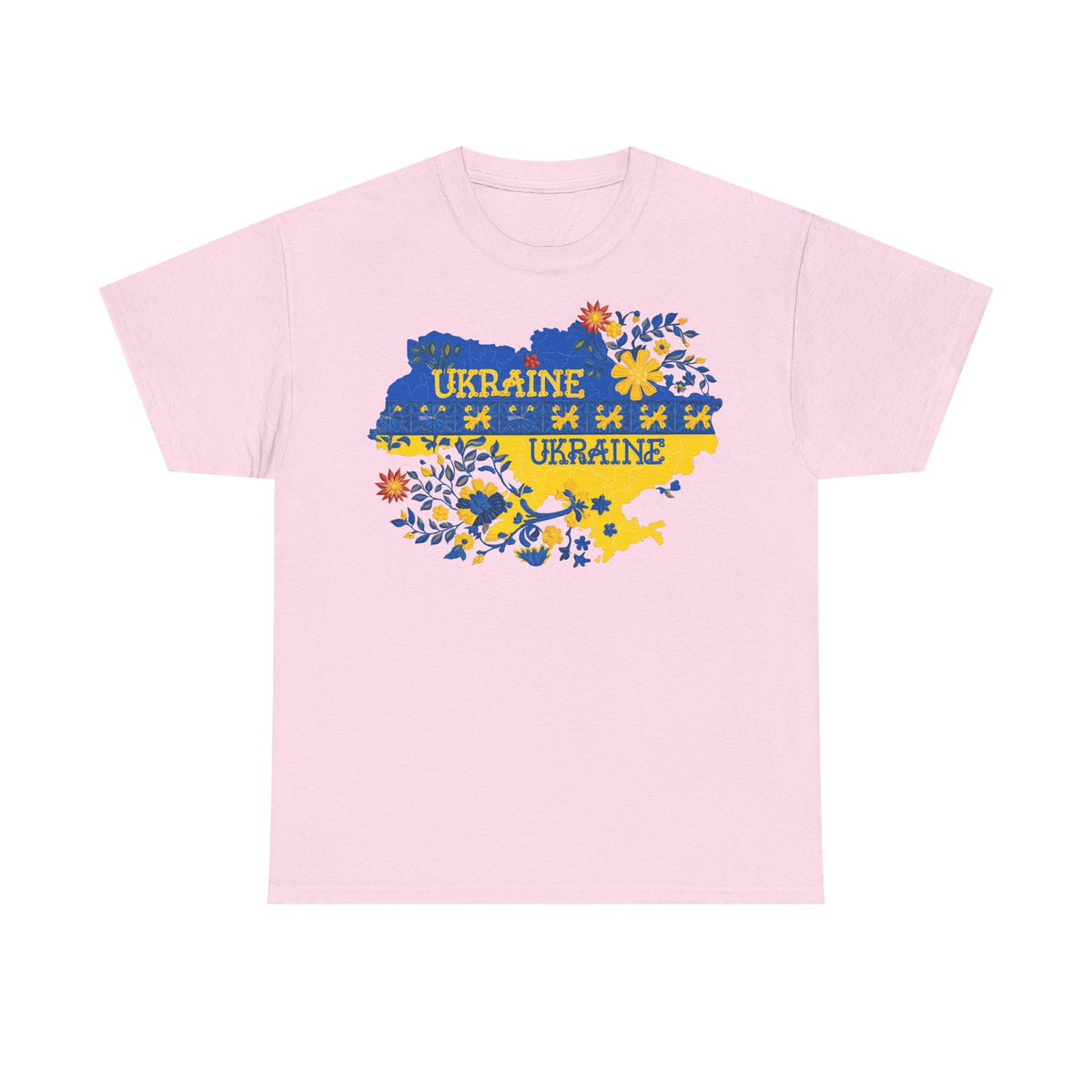 Bandera de Ucrania escudo idea de regalo afición al deporte moda vintage - Camiseta unisex