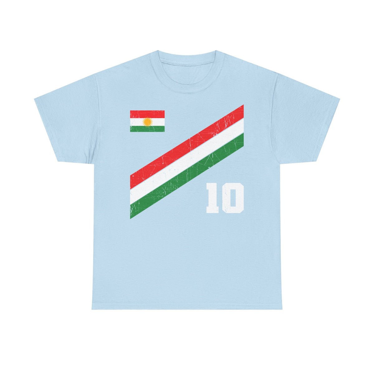 Kurdistán Azadi Escudo Bandera Patria Newroz Regalo - Camiseta unisex