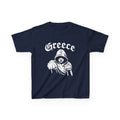 Greece Griechenland Hooligan Flagge Wappen Heimat Fußball Sport Fan Geschenkidee - Für Kinder & Jugendliche Unisex T-Shirt