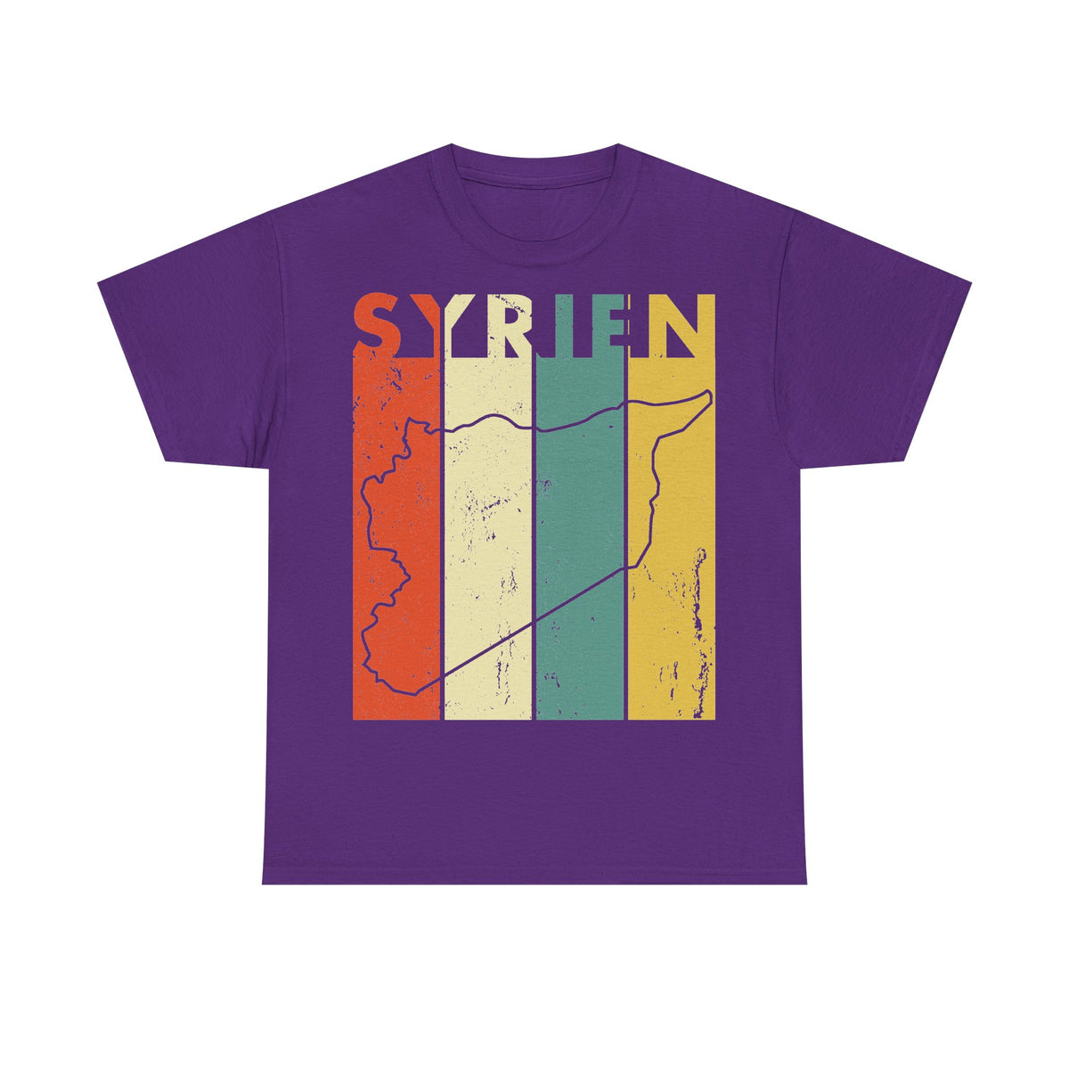 Syria Syrien Wappen Flagge Heimat Sport Fan Geschenkidee - Unisex T-Shirt