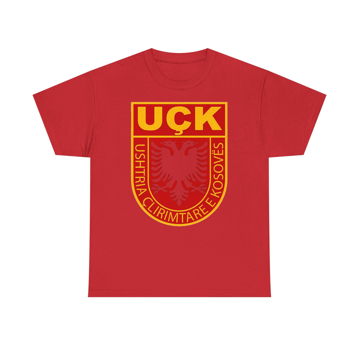 Albanie blason shqiponja drapeau albanais football fan sport T-shirt unisexe