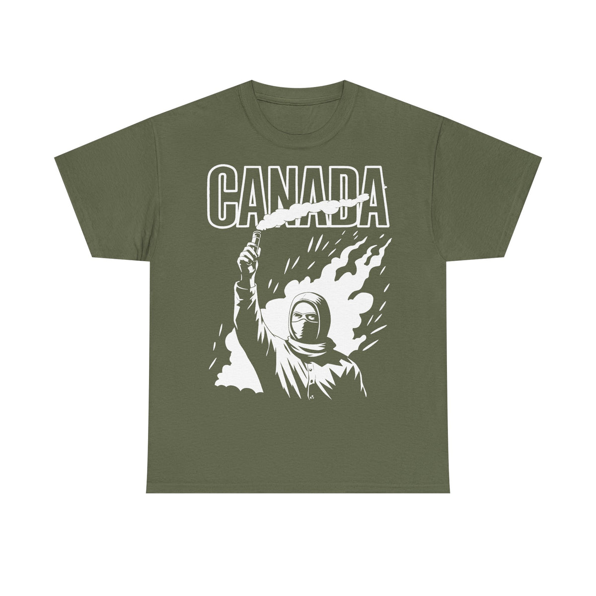 Canada Kanada Hooligan Wappen Flagge Fan Sport Fußball Geschenkidee - Unisey T-Shirt