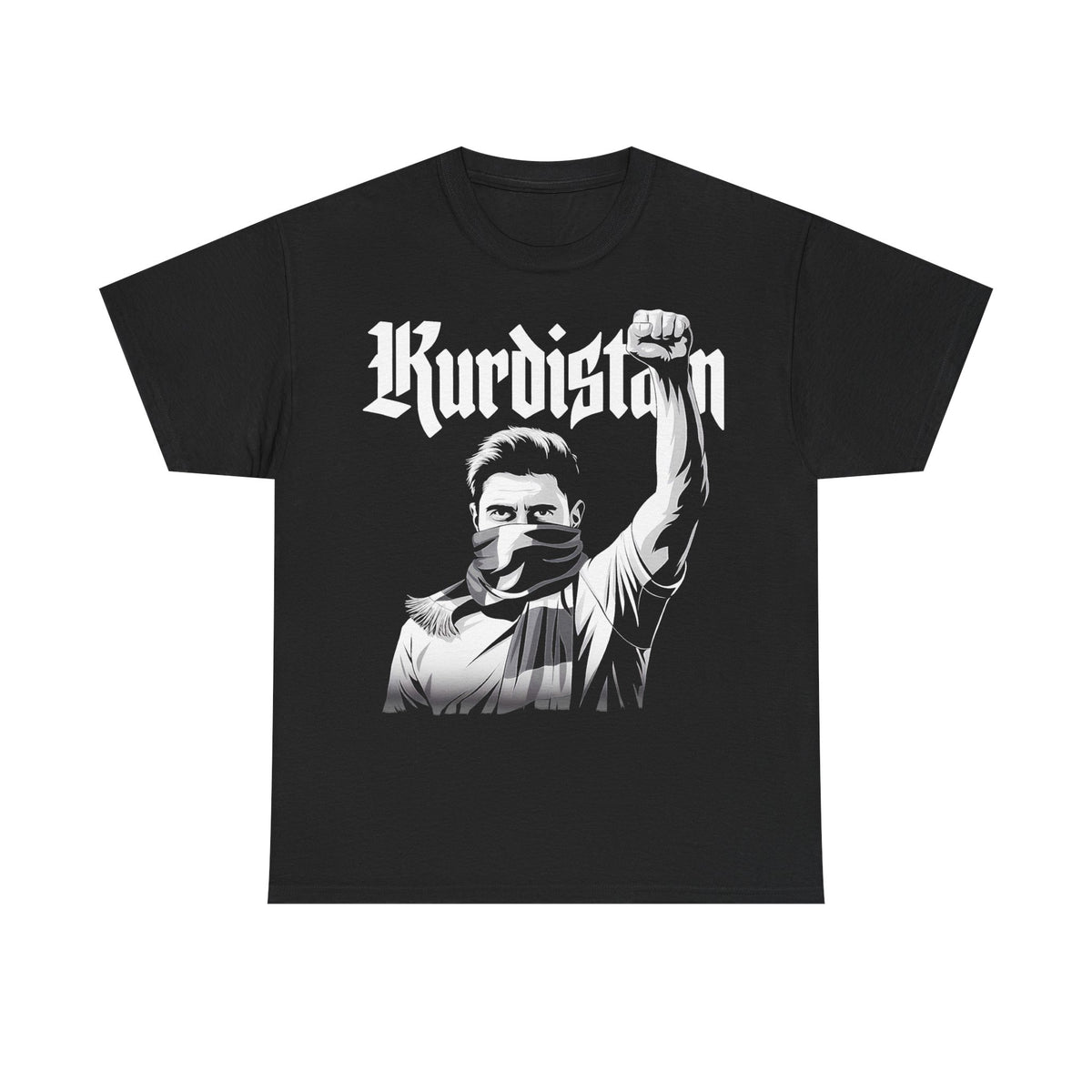 Camiseta unisex con escudo, bandera y regalo para los aficionados del Kurdistán: Azadi, patria