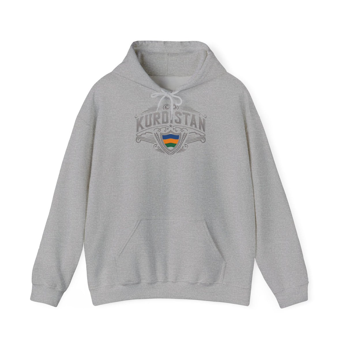 Kurdistan hooligan patria orgoglio stemma bandiera sport calcio tifoso regalo - Felpa con cappuccio unisex