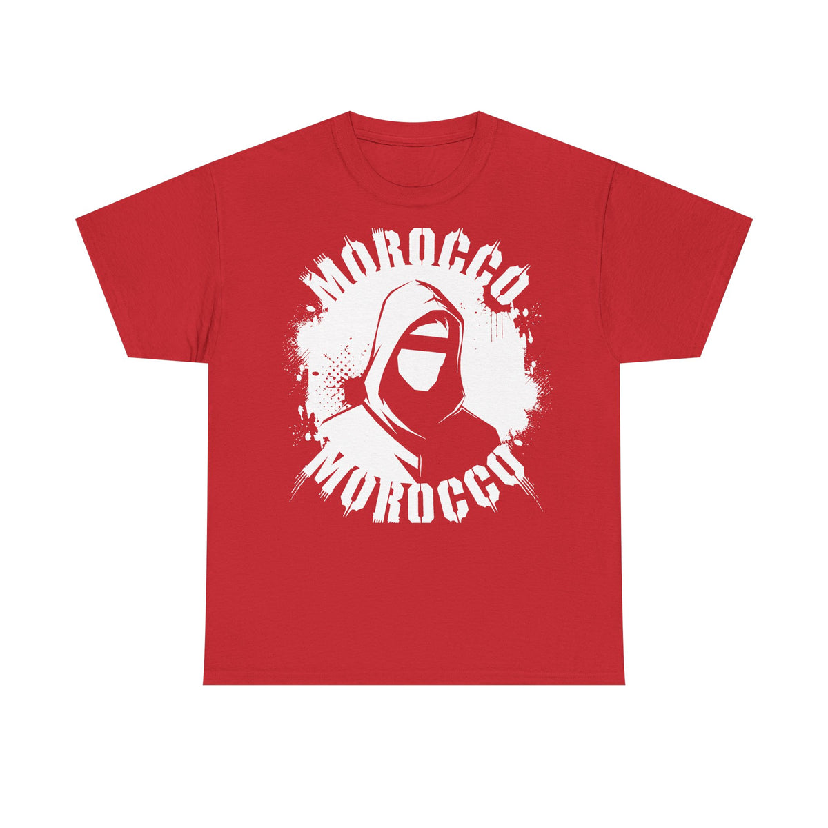 Escudo de hooligan de Marruecos Bandera de Marruecos Fútbol Aficionado Deporte Idea de regalo - Camiseta unisex