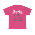 Syria Syrien Hooligan Wappen Flagge Heimat Sport Fußball Fan Geschenkidee - Unisex T-Shirt