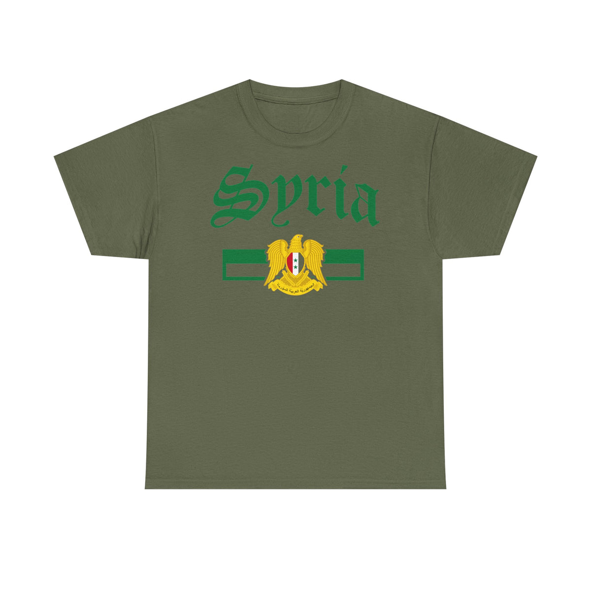 Syria Syrien Wappen Flagge Heimat Sport Fan Geschenkidee - Unisex T-Shirt