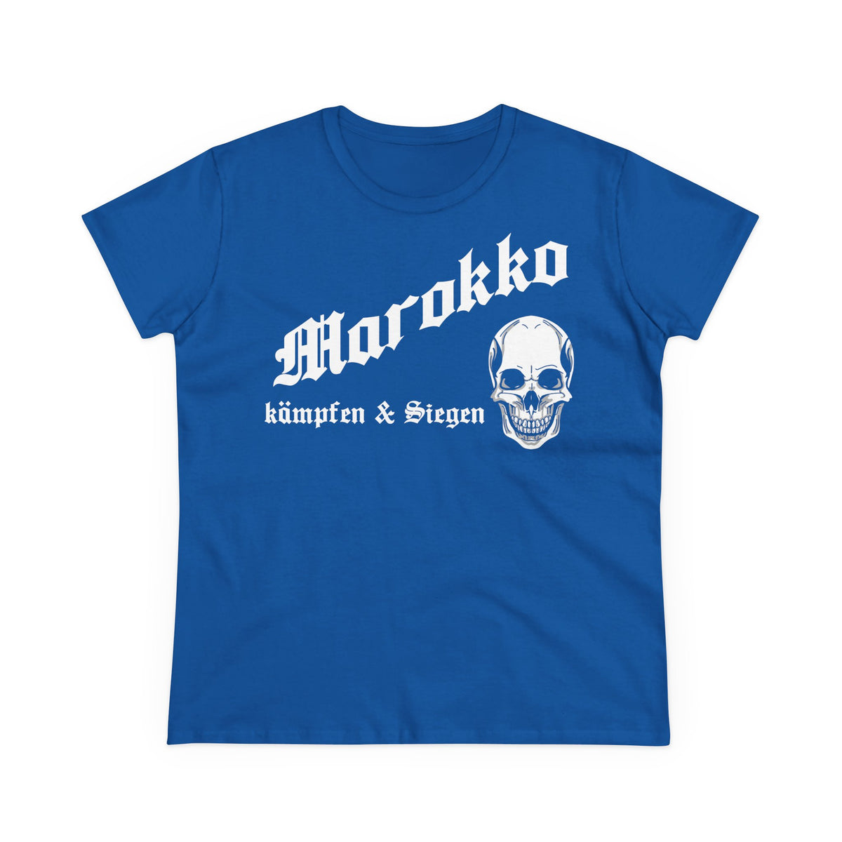 Escudo de Marruecos, bandera de Marruecos, orgullo, aficionada al fútbol y al deporte, idea de regalo - Camiseta para mujer