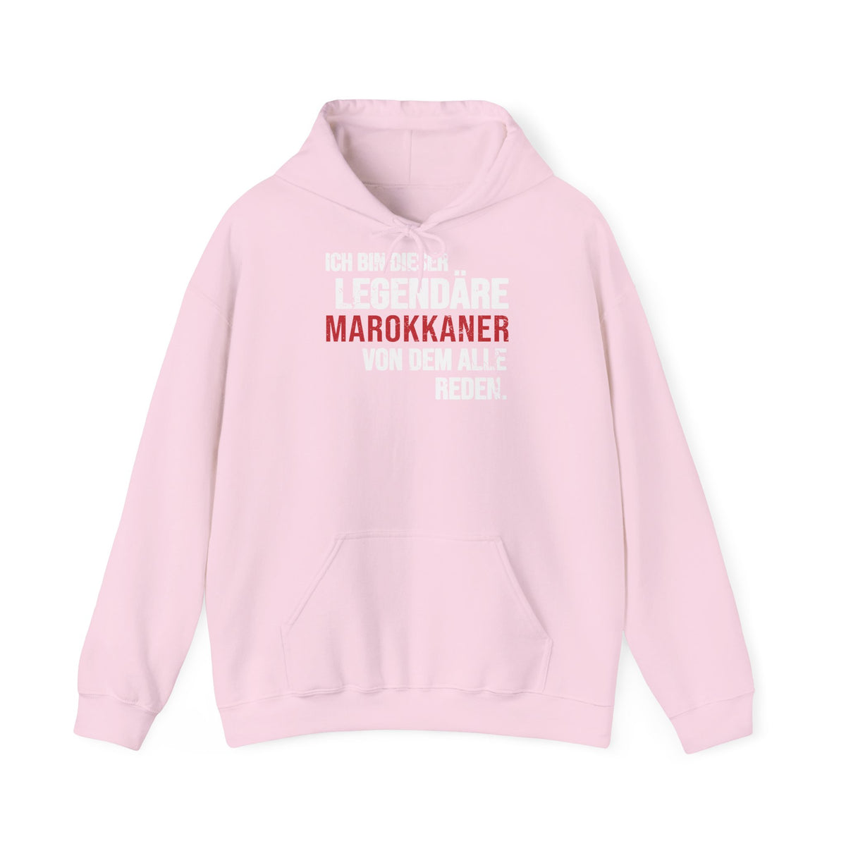 Stemma del Marocco Bandiera del Marocco Orgoglio Tifoso di calcio Sport Idea regalo - Felpa con cappuccio unisex