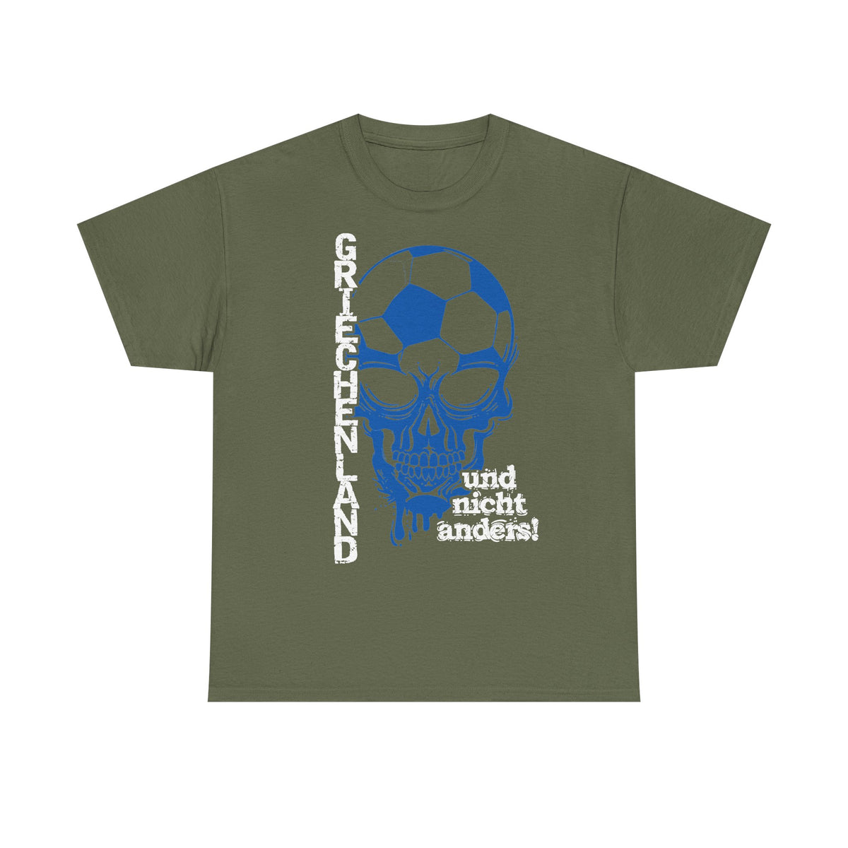 Grecia Grecia Bandera Escudo Patria Fútbol Deporte Aficionado Idea de regalo - Camiseta unisex