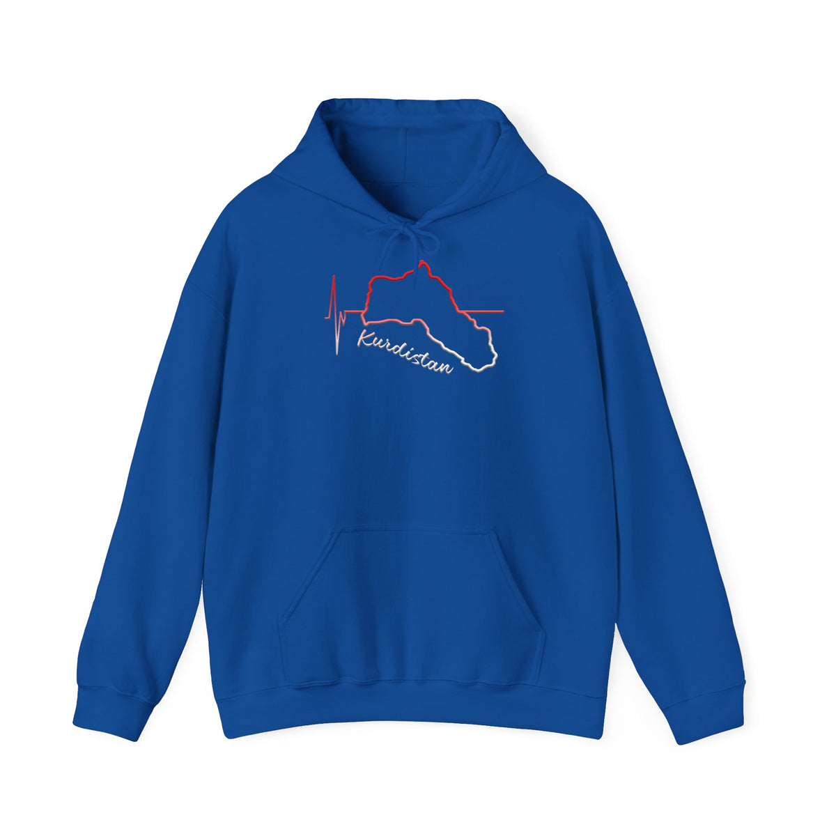 Kurdistan patria orgoglio stemma bandiera sport calcio regalo per tifosi - felpa con cappuccio unisex
