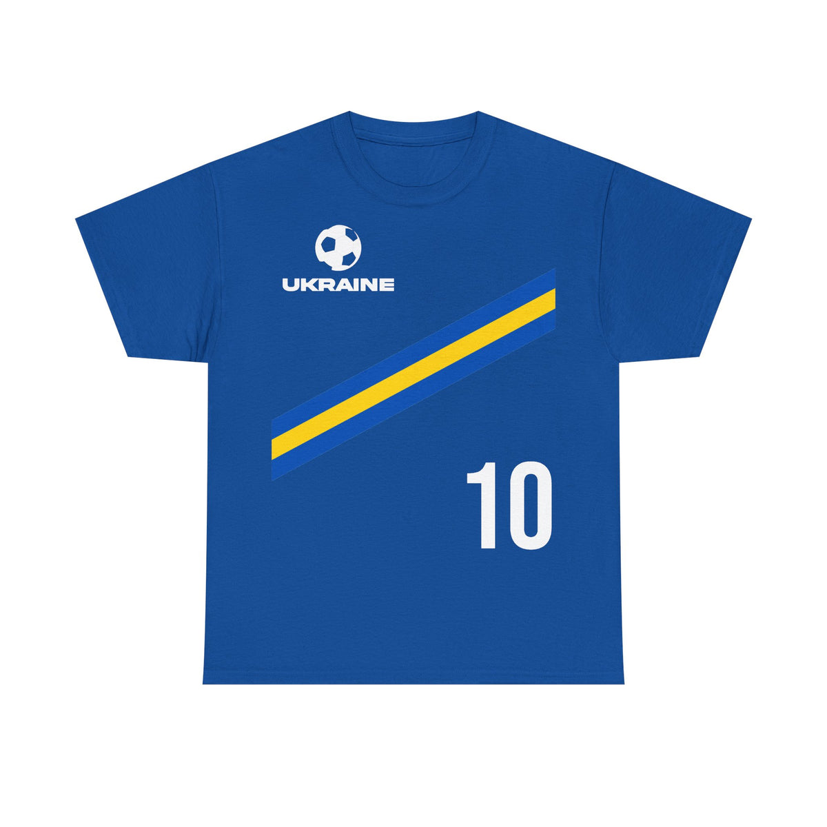 Bandera de Ucrania escudo idea de regalo afición al deporte moda vintage - Camiseta unisex