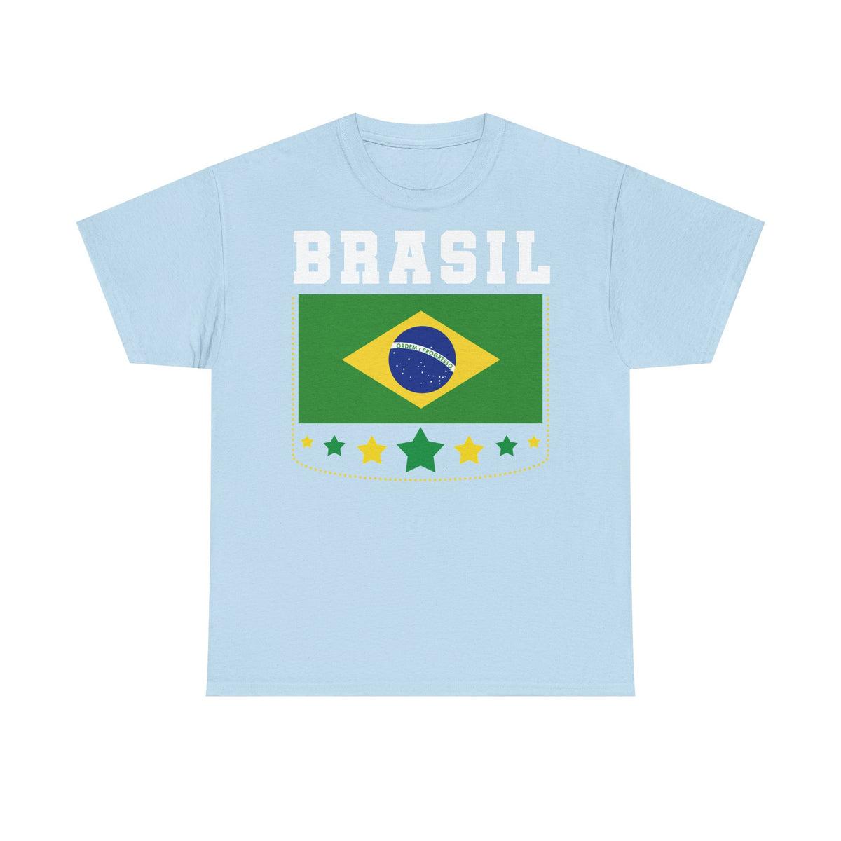 Brazil Brasilien Wappen Flagge Sport Fan Fußball Geschenkidee - Unisex T-Shirt