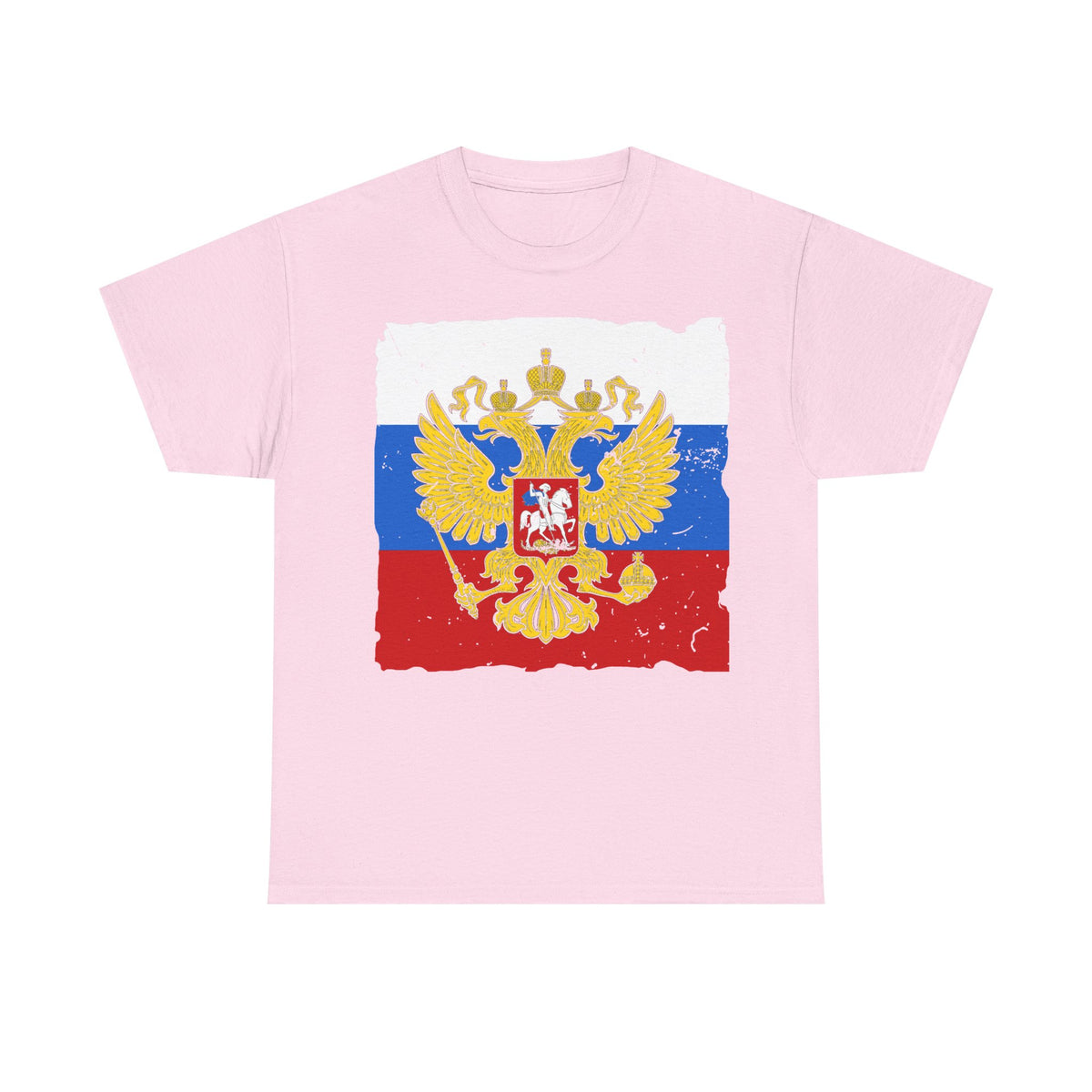 Rusia Rusia Moscú águila bandera escudo regalo deporte aficionado moda - Camiseta unisex