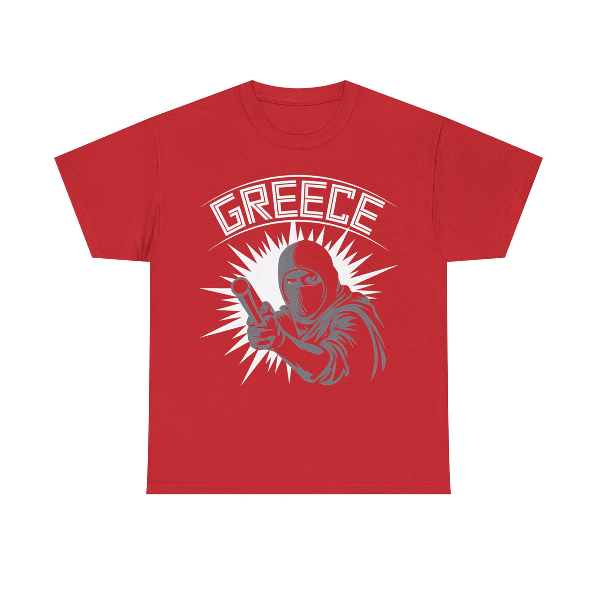 Grecia Grecia hooligan bandera escudo patria fútbol deporte aficionado idea de regalo - camiseta unisex