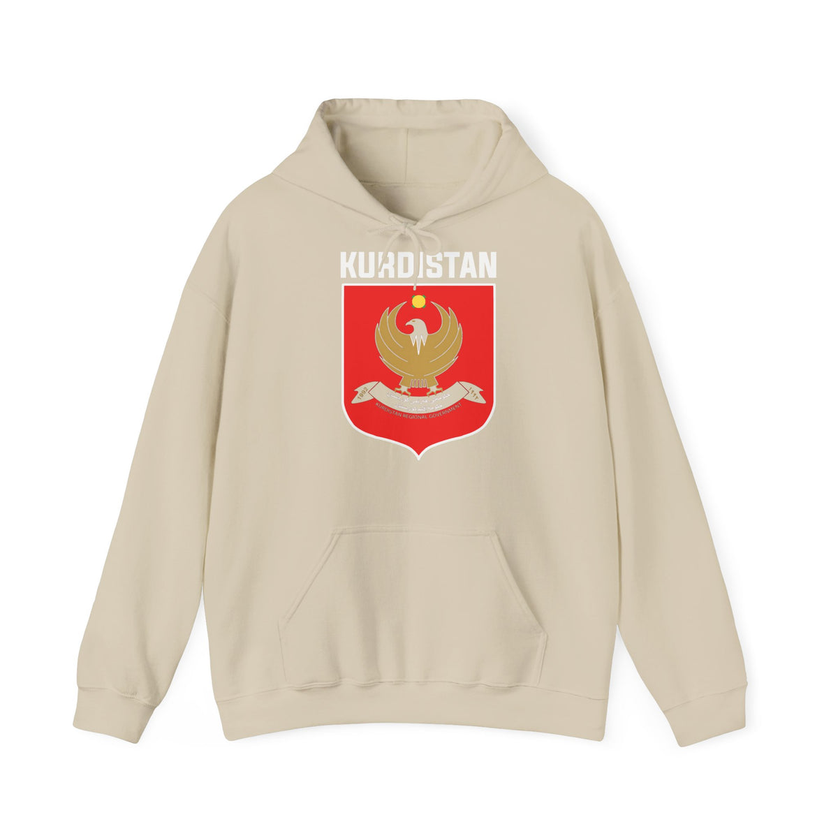 Kurdistan Heimat Stolz Wappen Flagge Sport Fußball Fan Geschenk - Unisex Hoodie