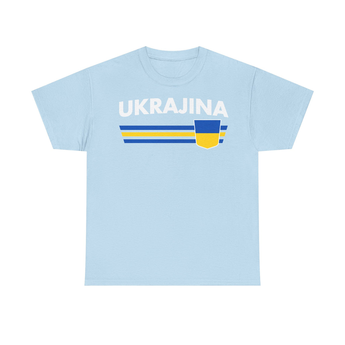 Bandiera e stemma dell'Ucraina Idea regalo Sport Tifoso Moda Vintage - T-shirt unisex