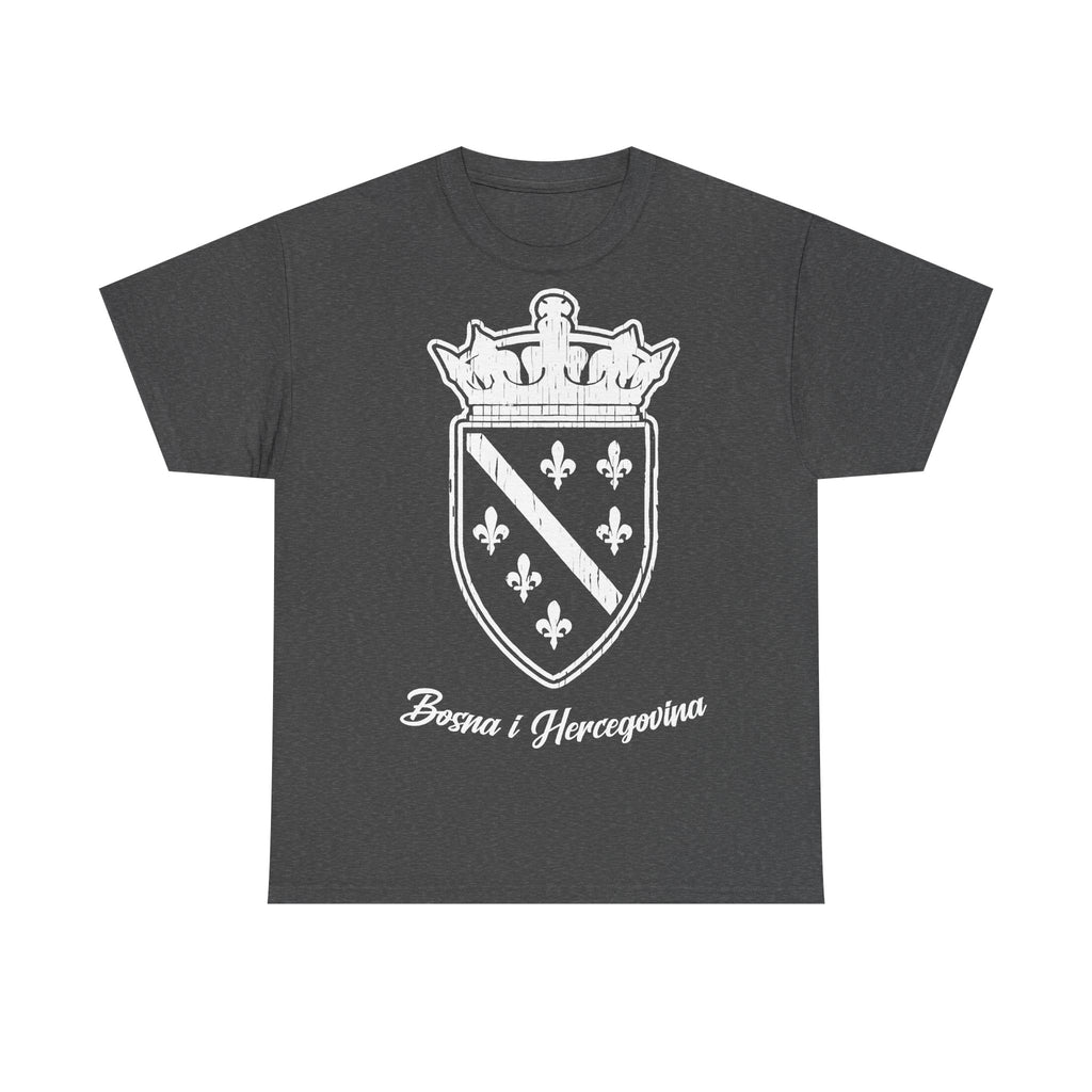Bosna i Hercegovina Wappen Flagge Stolz Geschenkidee - Unisex T-Shirt