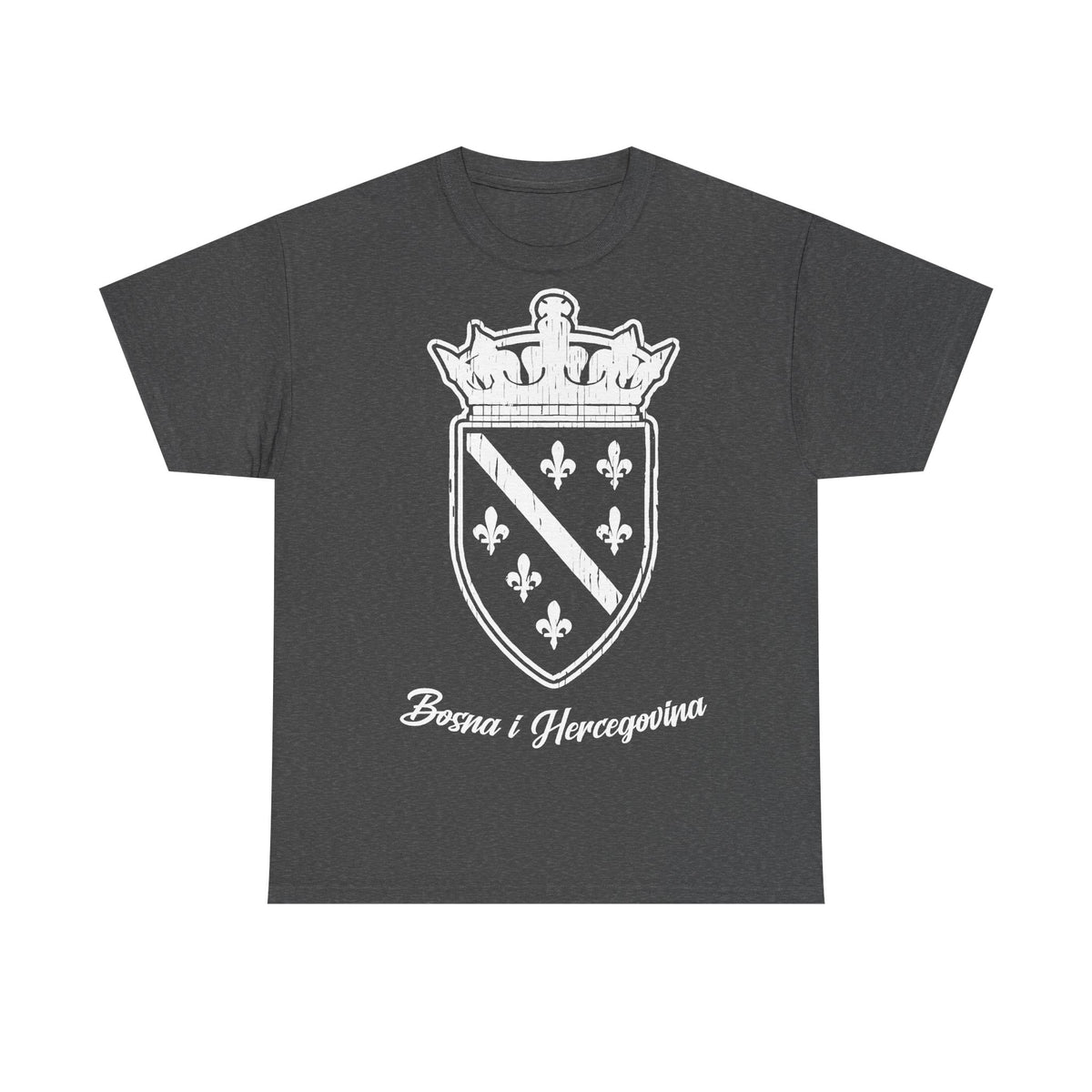 Bosna i Hercegovina Wappen Flagge Stolz Geschenkidee - Unisex T-Shirt