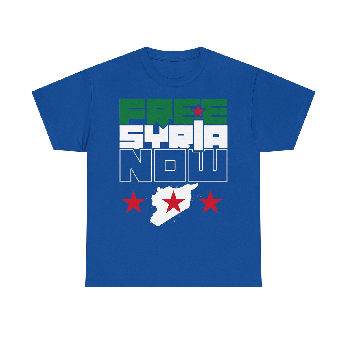 Syria Syrien Wappen Flagge Heimat Sport Fan Geschenkidee - Unisex T-Shirt