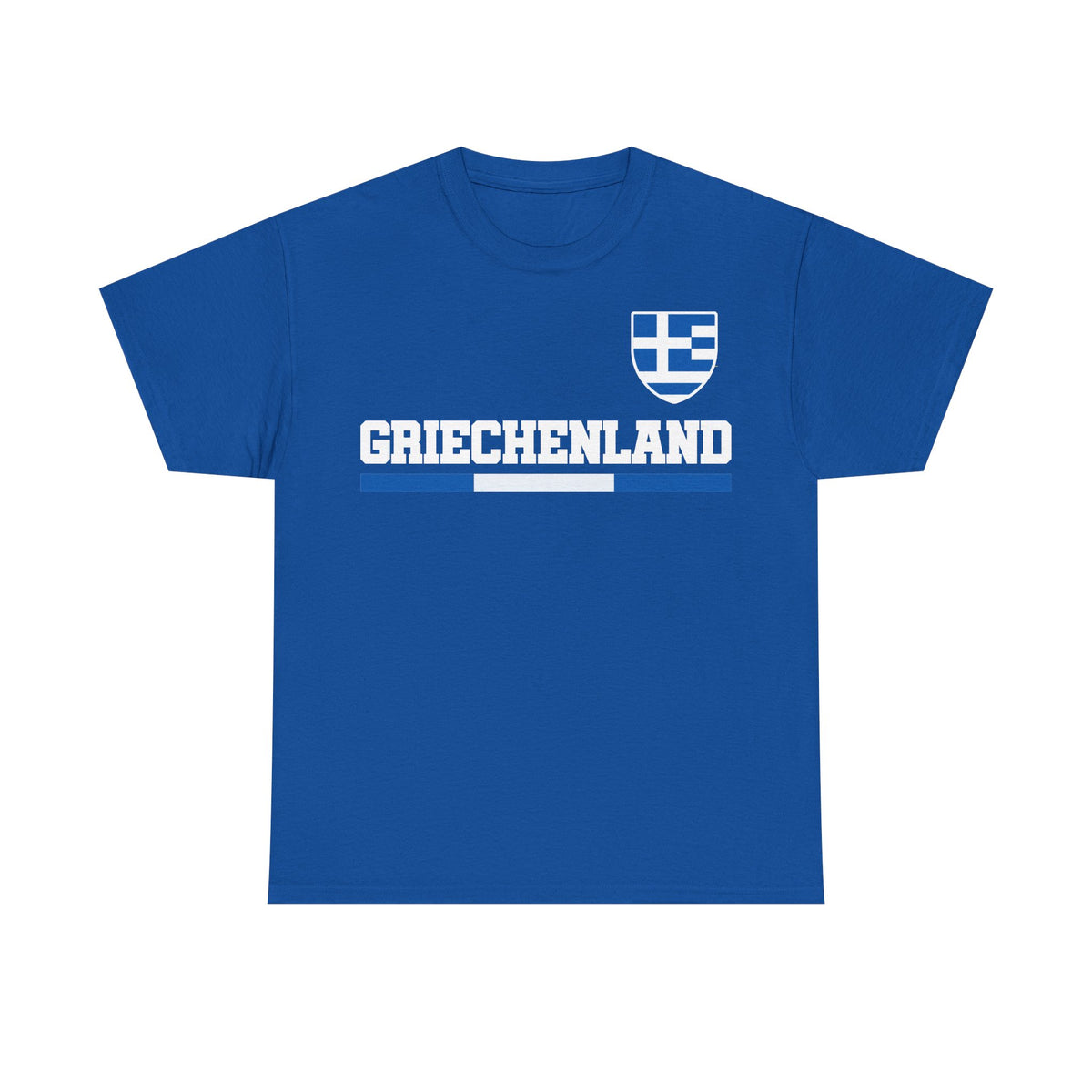 Grecia Grecia Bandera Escudo Patria Fútbol Deporte Aficionado Idea de regalo - Camiseta unisex
