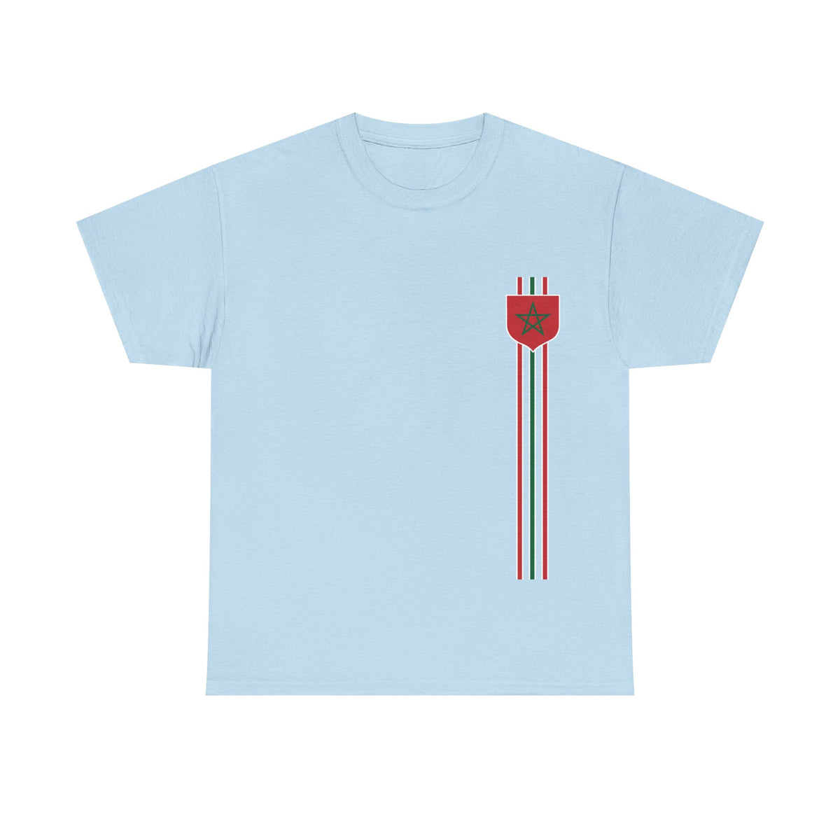 Marokko Maroc Edel Wappen Fan Fußball - Unisex T-Shirt